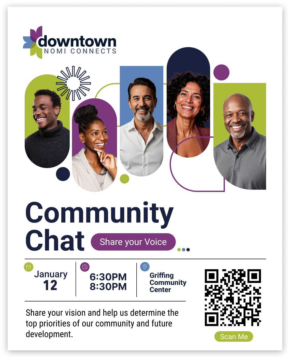 Downtown NoMi Connects Flyer